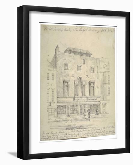 The Royal Academy of Arts, Pall Mall, Westminster, London, c1770-Anon-Framed Giclee Print