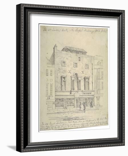 The Royal Academy of Arts, Pall Mall, Westminster, London, c1770-Anon-Framed Giclee Print