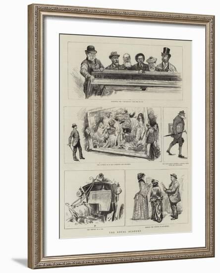 The Royal Academy-Charles Paul Renouard-Framed Giclee Print