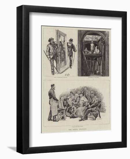 The Royal Academy-Charles Paul Renouard-Framed Giclee Print