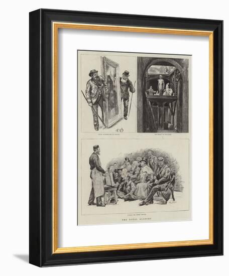 The Royal Academy-Charles Paul Renouard-Framed Giclee Print