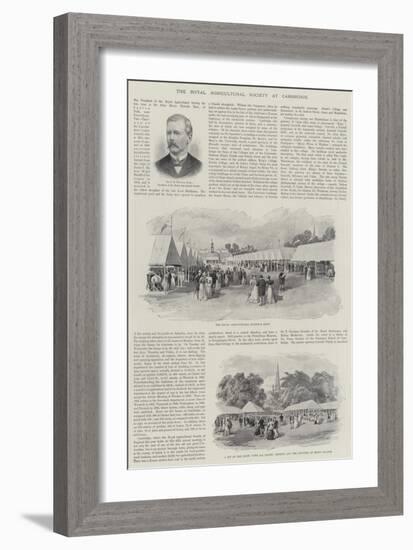 The Royal Agricultural Society at Cambridge-William 'Crimea' Simpson-Framed Giclee Print