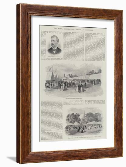 The Royal Agricultural Society at Cambridge-William 'Crimea' Simpson-Framed Giclee Print