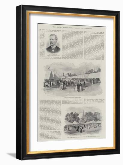The Royal Agricultural Society at Cambridge-William 'Crimea' Simpson-Framed Giclee Print
