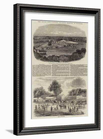 The Royal Agricultural Society's Meeting at Windsor-Harrison William Weir-Framed Giclee Print