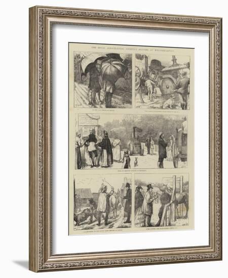 The Royal Agricultural Society's Meeting at Wolverhampton-Edward Frederick Brewtnall-Framed Giclee Print