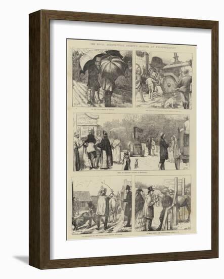 The Royal Agricultural Society's Meeting at Wolverhampton-Edward Frederick Brewtnall-Framed Giclee Print