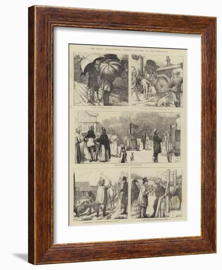 The Royal Agricultural Society's Meeting at Wolverhampton-Edward Frederick Brewtnall-Framed Giclee Print