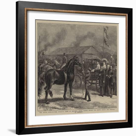 The Royal Agricultural Society's Show at Bedford-George Goodwin Kilburne-Framed Giclee Print