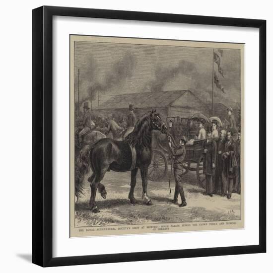 The Royal Agricultural Society's Show at Bedford-George Goodwin Kilburne-Framed Giclee Print