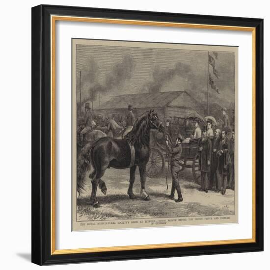 The Royal Agricultural Society's Show at Bedford-George Goodwin Kilburne-Framed Giclee Print