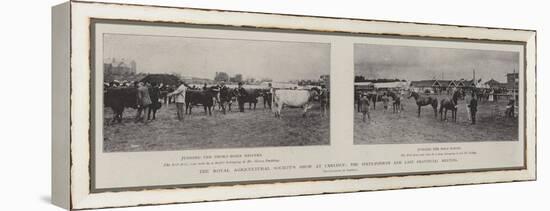 The Royal Agricultural Society's Show at Carlisle, the Sixty-Fourth and Last Provincial Meeting-null-Framed Premier Image Canvas