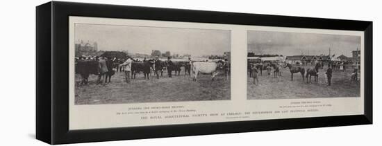 The Royal Agricultural Society's Show at Carlisle, the Sixty-Fourth and Last Provincial Meeting-null-Framed Premier Image Canvas