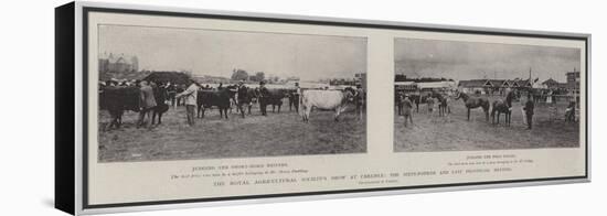 The Royal Agricultural Society's Show at Carlisle, the Sixty-Fourth and Last Provincial Meeting-null-Framed Premier Image Canvas