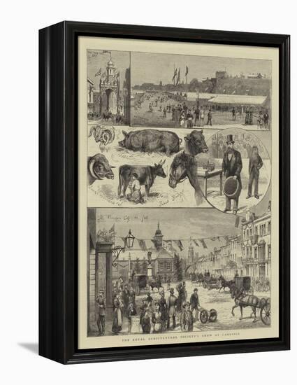 The Royal Agricultural Society's Show at Carlisle-null-Framed Premier Image Canvas