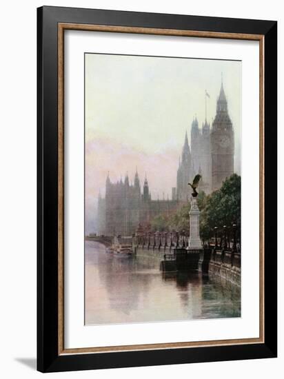 The Royal Air Force Memorial, the Embankment, London, C1930S-null-Framed Giclee Print