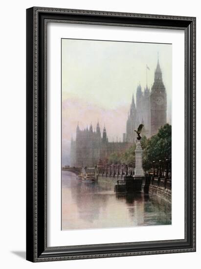 The Royal Air Force Memorial, the Embankment, London, C1930S-null-Framed Giclee Print