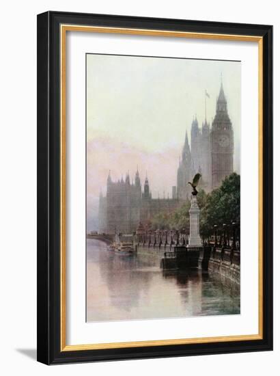 The Royal Air Force Memorial, the Embankment, London, C1930S-null-Framed Giclee Print