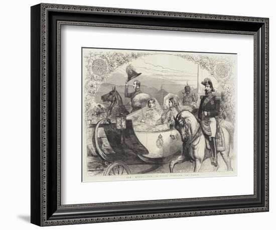 The Royal and Imperial Cortege, in Paris-null-Framed Giclee Print