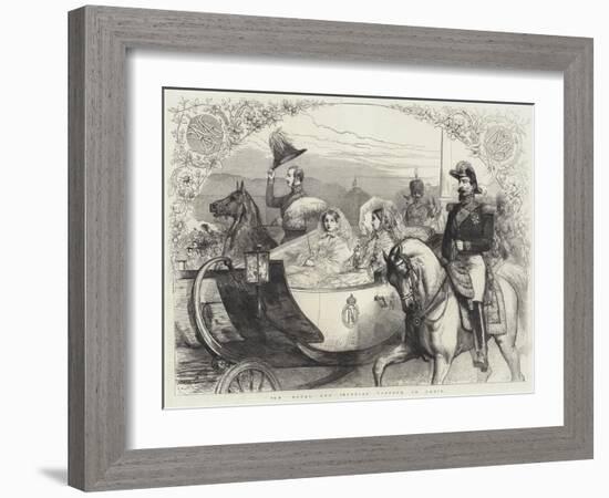 The Royal and Imperial Cortege, in Paris-null-Framed Giclee Print