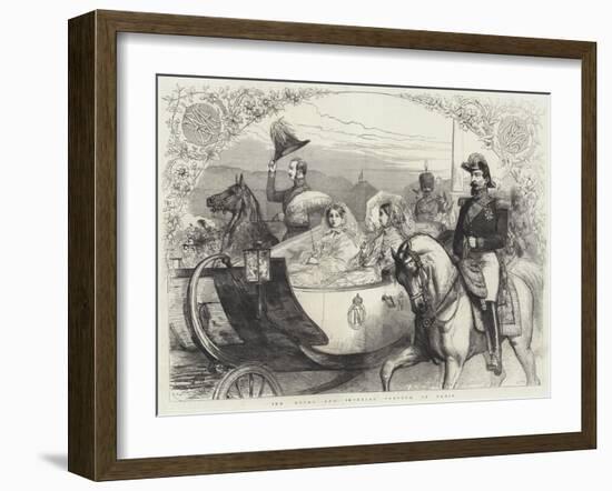 The Royal and Imperial Cortege, in Paris-null-Framed Giclee Print