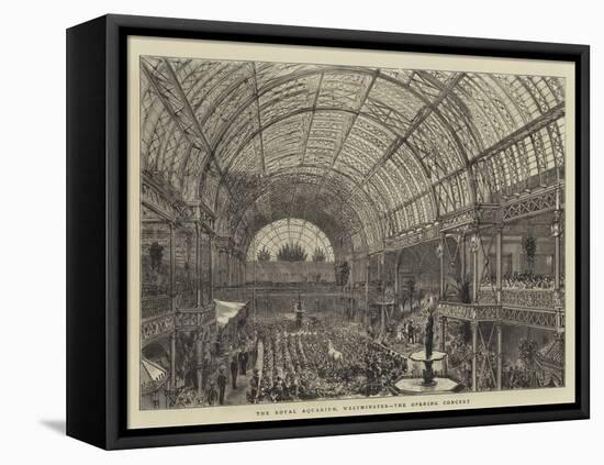 The Royal Aquarium, Westminster, the Opening Concert-null-Framed Premier Image Canvas