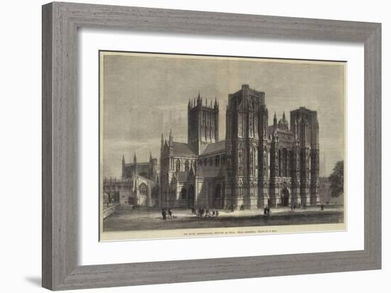 The Royal Archaeological Institute at Wells, Wells Cathedral-Samuel Read-Framed Giclee Print