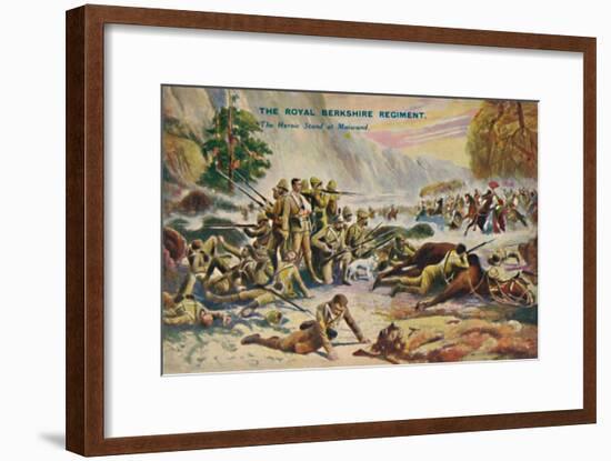 'The Royal Berkshire Regiment. The Heroic Stand at Maiwand', 1880, (1939)-Unknown-Framed Giclee Print