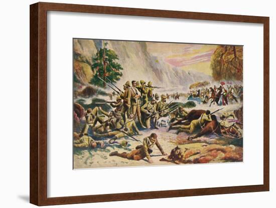 'The Royal Berkshire Regiment. The Heroic Stand at Maiwand', 1880, (1939)-Unknown-Framed Giclee Print