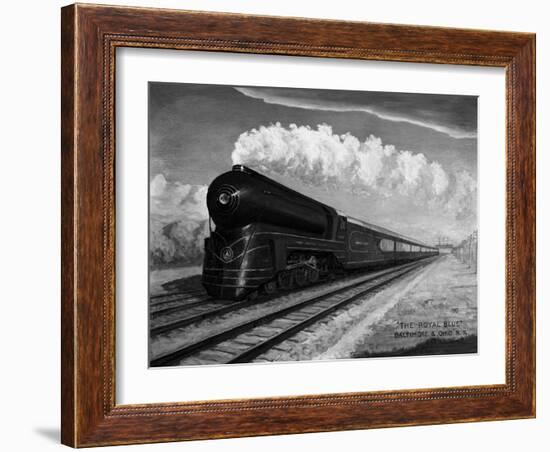 The Royal Blue-L.W. Sagle-Framed Giclee Print