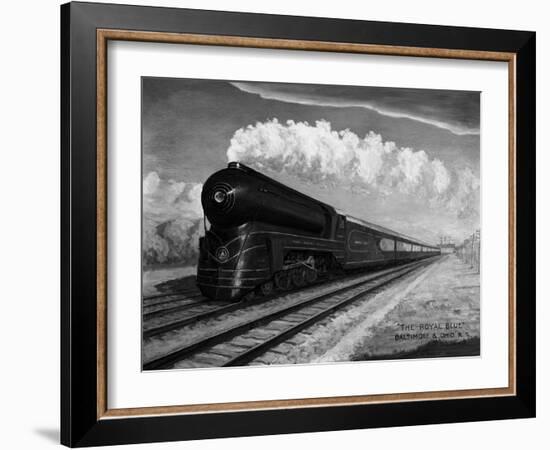 The Royal Blue-L.W. Sagle-Framed Giclee Print