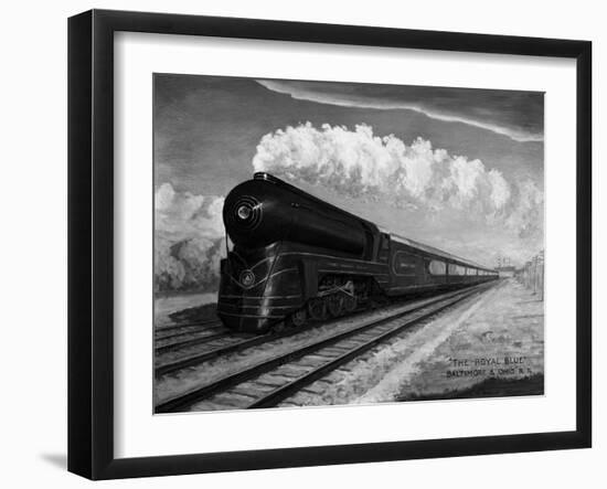 The Royal Blue-L.W. Sagle-Framed Giclee Print