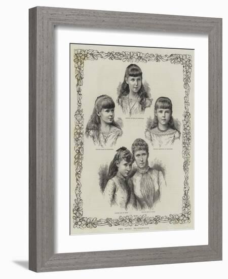 The Royal Bridesmaids-null-Framed Giclee Print