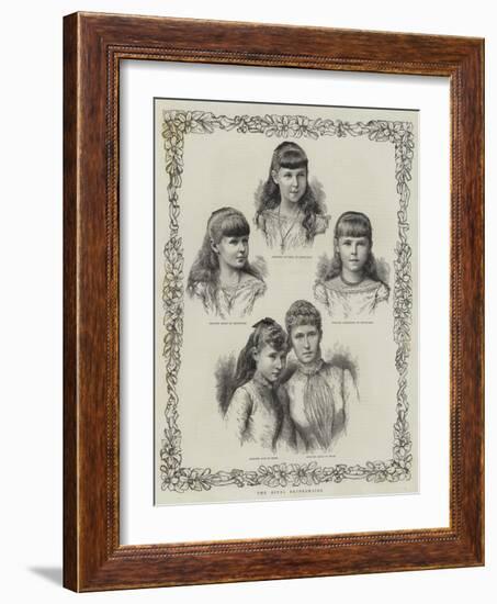 The Royal Bridesmaids-null-Framed Giclee Print