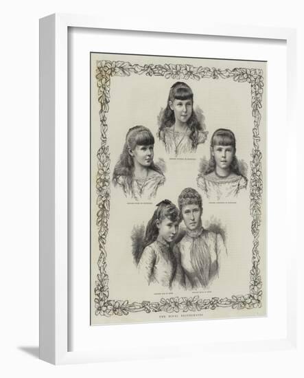 The Royal Bridesmaids-null-Framed Giclee Print