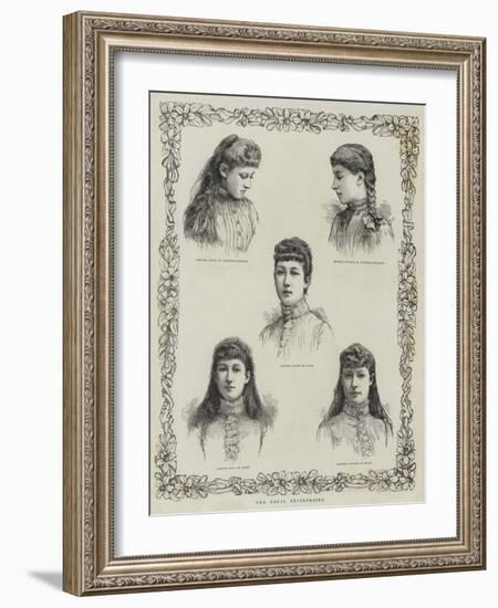 The Royal Bridesmaids-null-Framed Giclee Print
