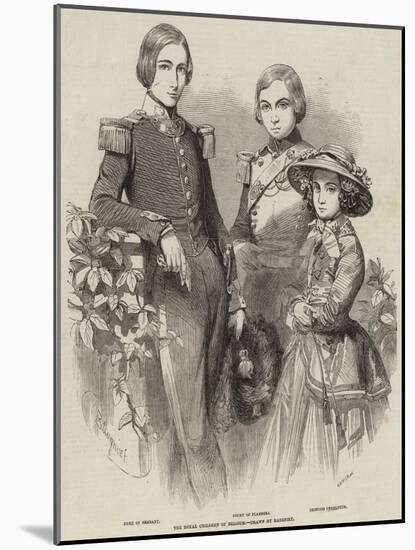 The Royal Children of Belgium-Charles Baugniet-Mounted Giclee Print