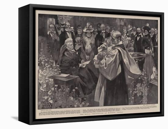 The Royal Christening at Windsor Castle-Frank Craig-Framed Premier Image Canvas