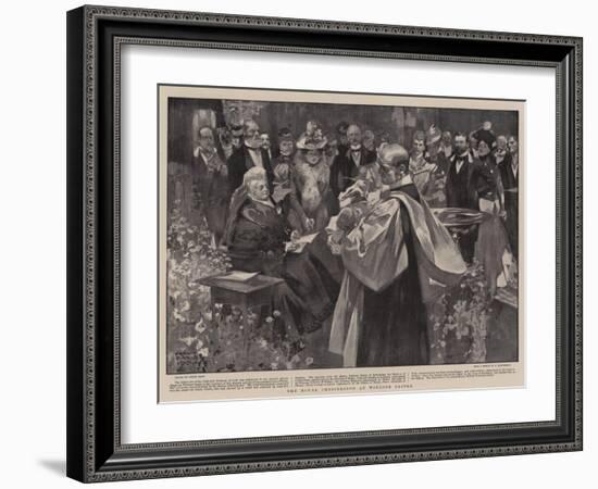 The Royal Christening at Windsor Castle-Frank Craig-Framed Giclee Print