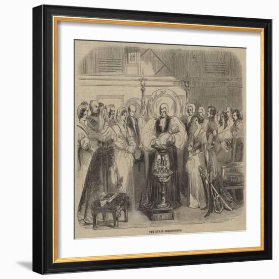 The Royal Christening-null-Framed Giclee Print