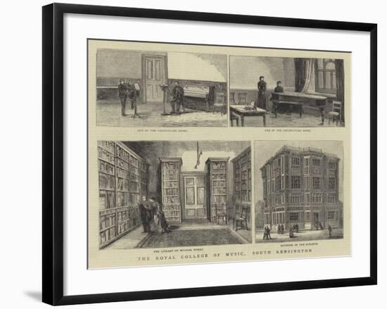 The Royal College of Music, South Kensington-null-Framed Giclee Print