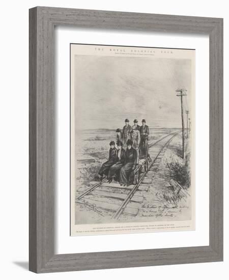 The Royal Colonial Tour-Melton Prior-Framed Giclee Print