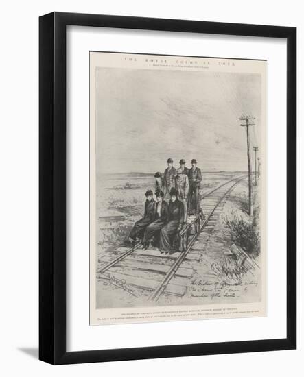 The Royal Colonial Tour-Melton Prior-Framed Giclee Print