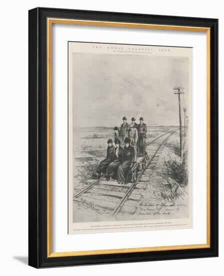 The Royal Colonial Tour-Melton Prior-Framed Giclee Print