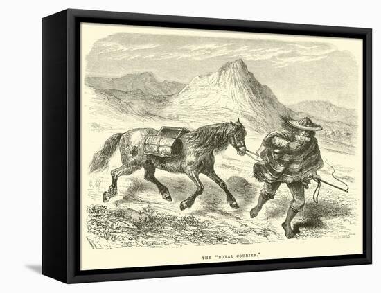 The "Royal Courier"-Édouard Riou-Framed Premier Image Canvas