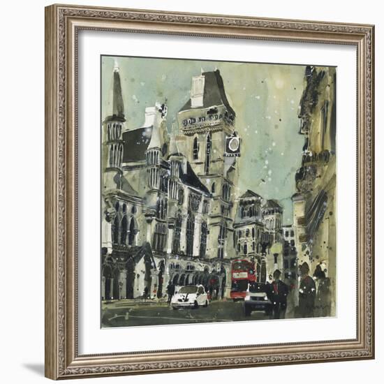 The Royal Courts of Justice, London-Susan Brown-Framed Giclee Print