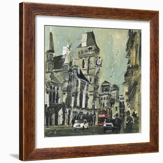 The Royal Courts of Justice, London-Susan Brown-Framed Giclee Print