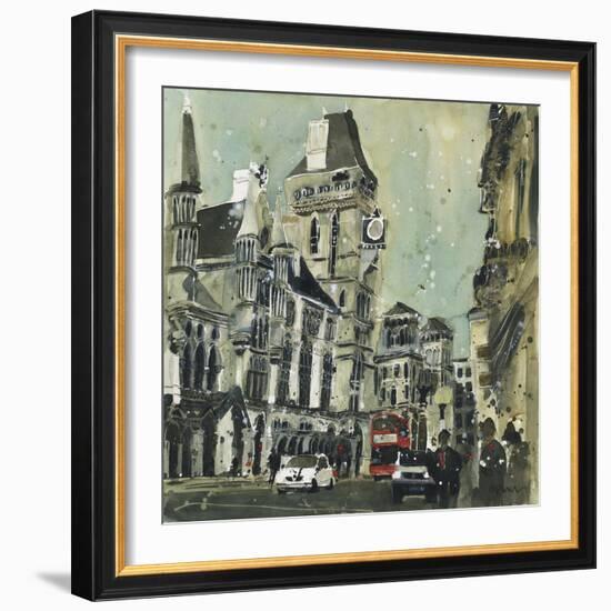 The Royal Courts of Justice, London-Susan Brown-Framed Giclee Print