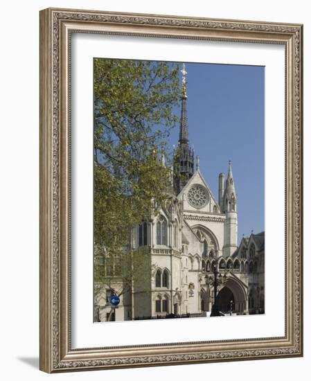 The Royal Courts of Justice, Strand, London, England, United Kingdom, Europe-James Emmerson-Framed Photographic Print