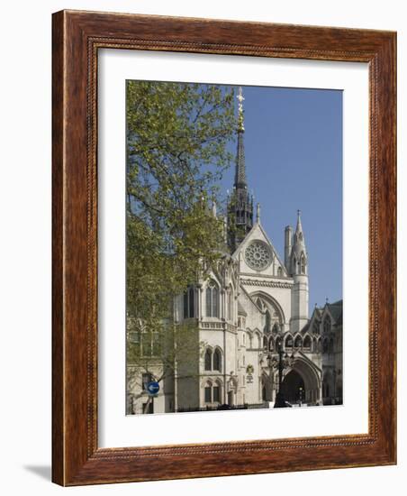 The Royal Courts of Justice, Strand, London, England, United Kingdom, Europe-James Emmerson-Framed Photographic Print